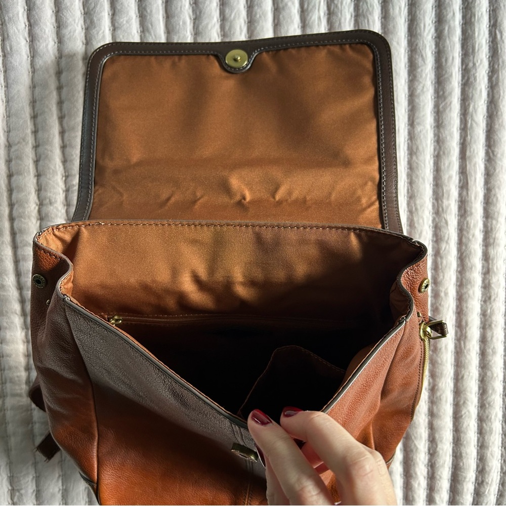 Fossil Leather Backpack - image 6